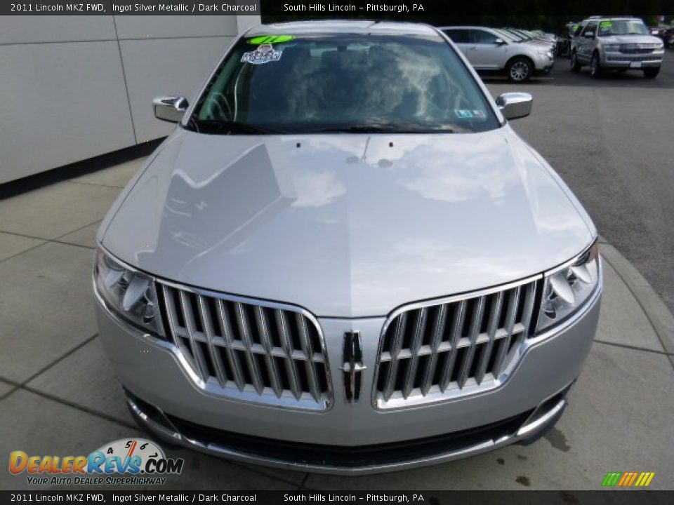 2011 Lincoln MKZ FWD Ingot Silver Metallic / Dark Charcoal Photo #8