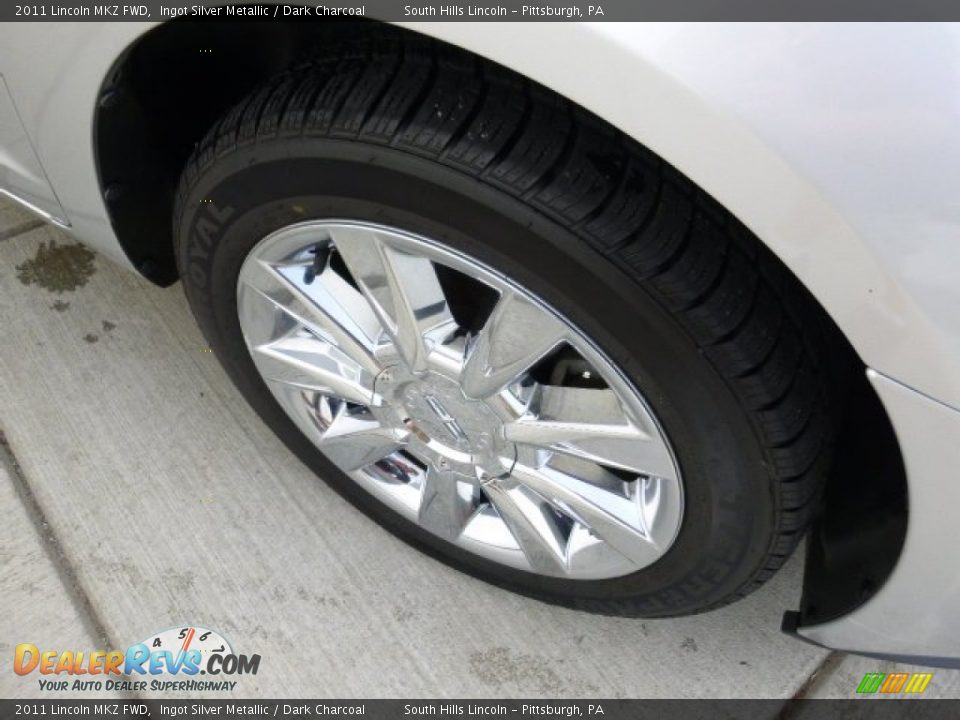 2011 Lincoln MKZ FWD Ingot Silver Metallic / Dark Charcoal Photo #9