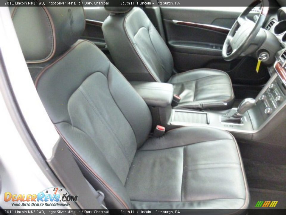 2011 Lincoln MKZ FWD Ingot Silver Metallic / Dark Charcoal Photo #10