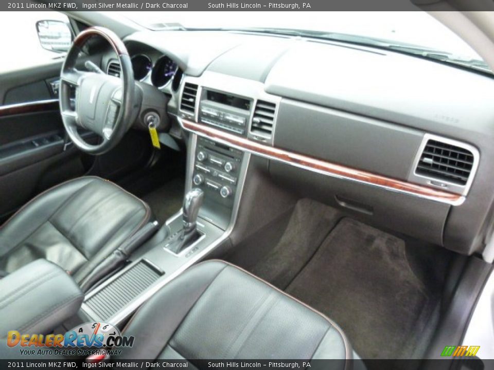 2011 Lincoln MKZ FWD Ingot Silver Metallic / Dark Charcoal Photo #11