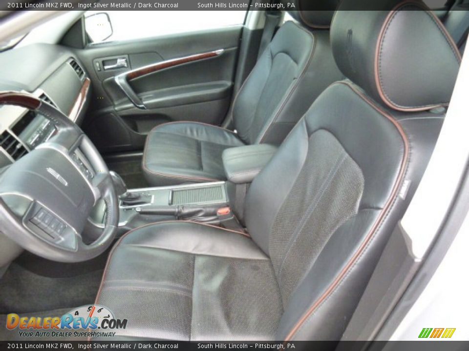 2011 Lincoln MKZ FWD Ingot Silver Metallic / Dark Charcoal Photo #16
