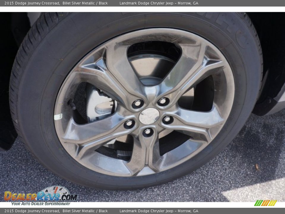 2015 Dodge Journey Crossroad Billet Silver Metallic / Black Photo #5