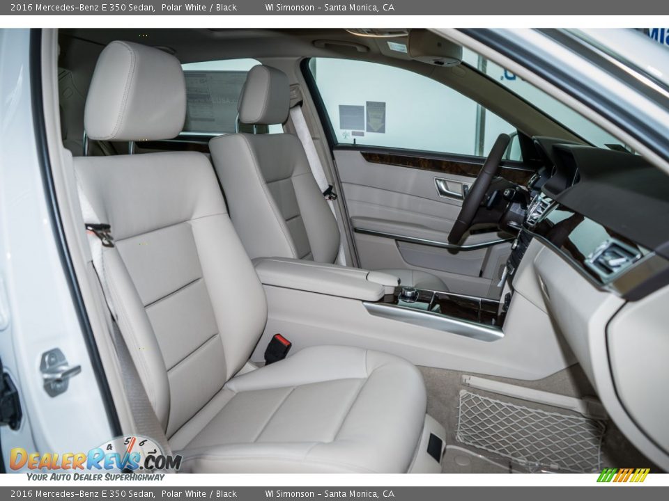 2016 Mercedes-Benz E 350 Sedan Polar White / Black Photo #2
