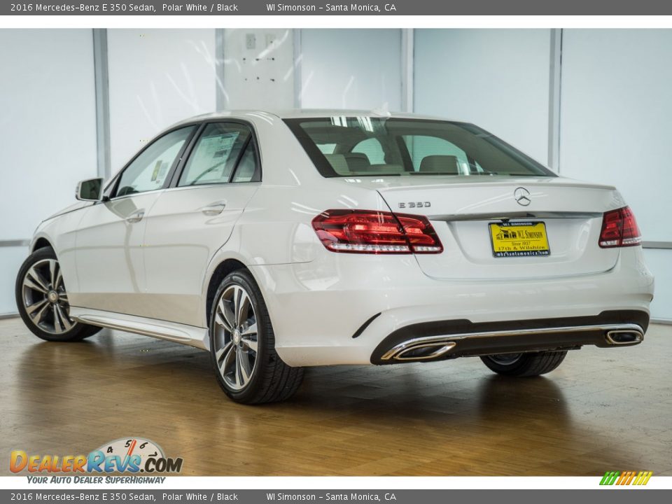 2016 Mercedes-Benz E 350 Sedan Polar White / Black Photo #3