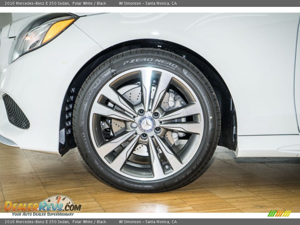 2016 Mercedes-Benz E 350 Sedan Polar White / Black Photo #10
