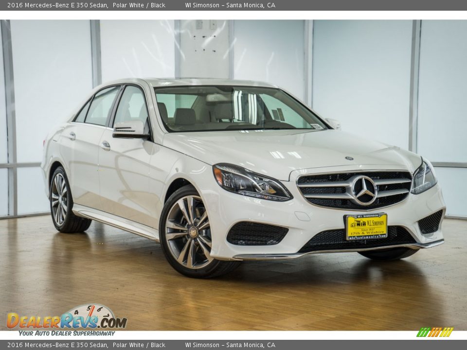 2016 Mercedes-Benz E 350 Sedan Polar White / Black Photo #12