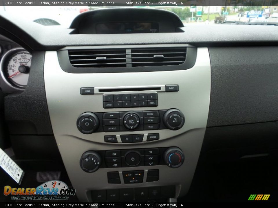 2010 Ford Focus SE Sedan Sterling Grey Metallic / Medium Stone Photo #15