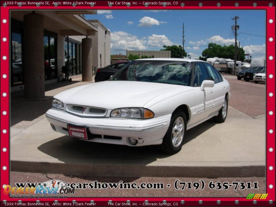 1999 Pontiac Bonneville SE Arctic White / Dark Pewter Photo #1