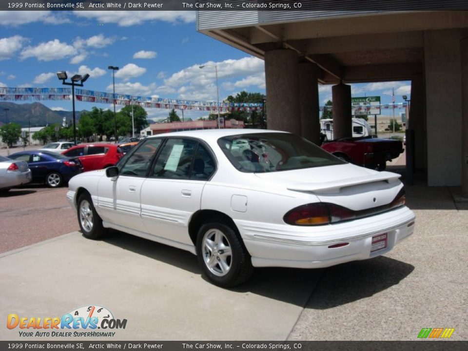 1999 Pontiac Bonneville SE Arctic White / Dark Pewter Photo #3