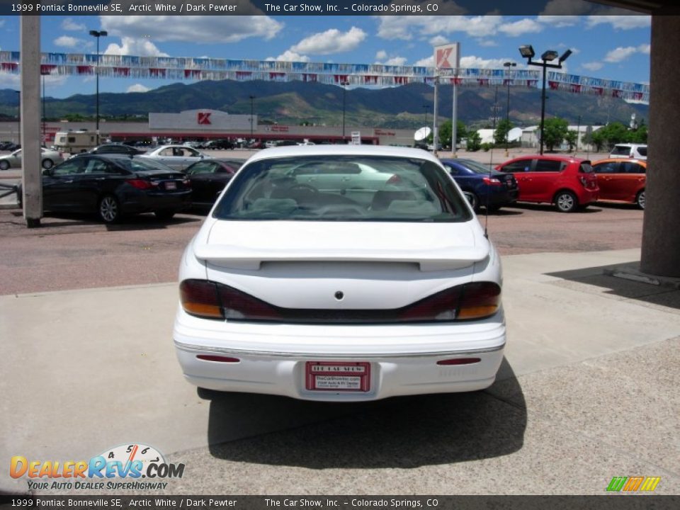 1999 Pontiac Bonneville SE Arctic White / Dark Pewter Photo #4