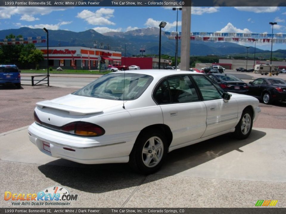 1999 Pontiac Bonneville SE Arctic White / Dark Pewter Photo #5