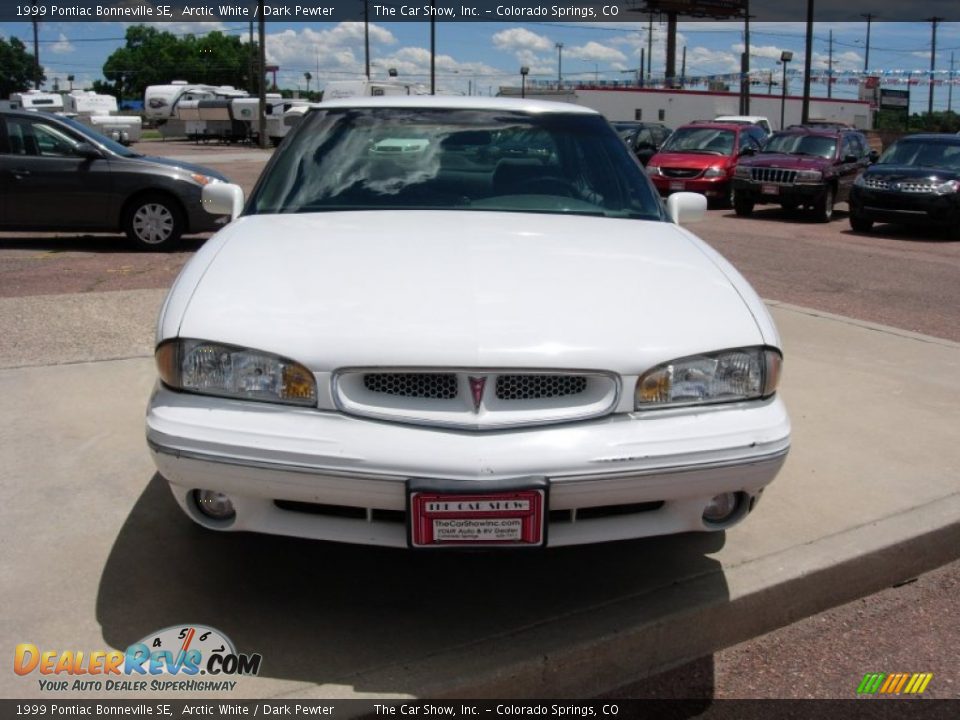 1999 Pontiac Bonneville SE Arctic White / Dark Pewter Photo #8