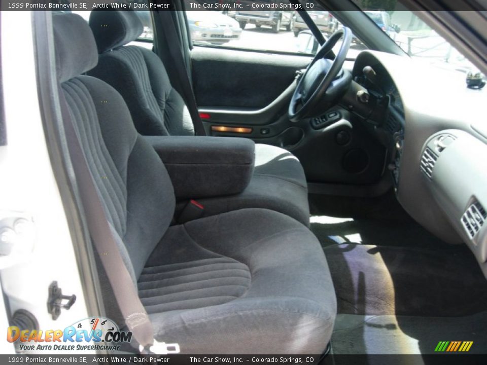 1999 Pontiac Bonneville SE Arctic White / Dark Pewter Photo #13