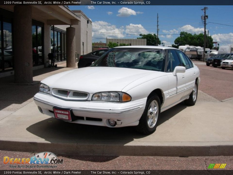 1999 Pontiac Bonneville SE Arctic White / Dark Pewter Photo #16