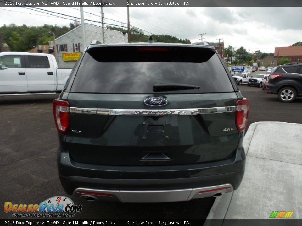 2016 Ford Explorer XLT 4WD Guard Metallic / Ebony Black Photo #4
