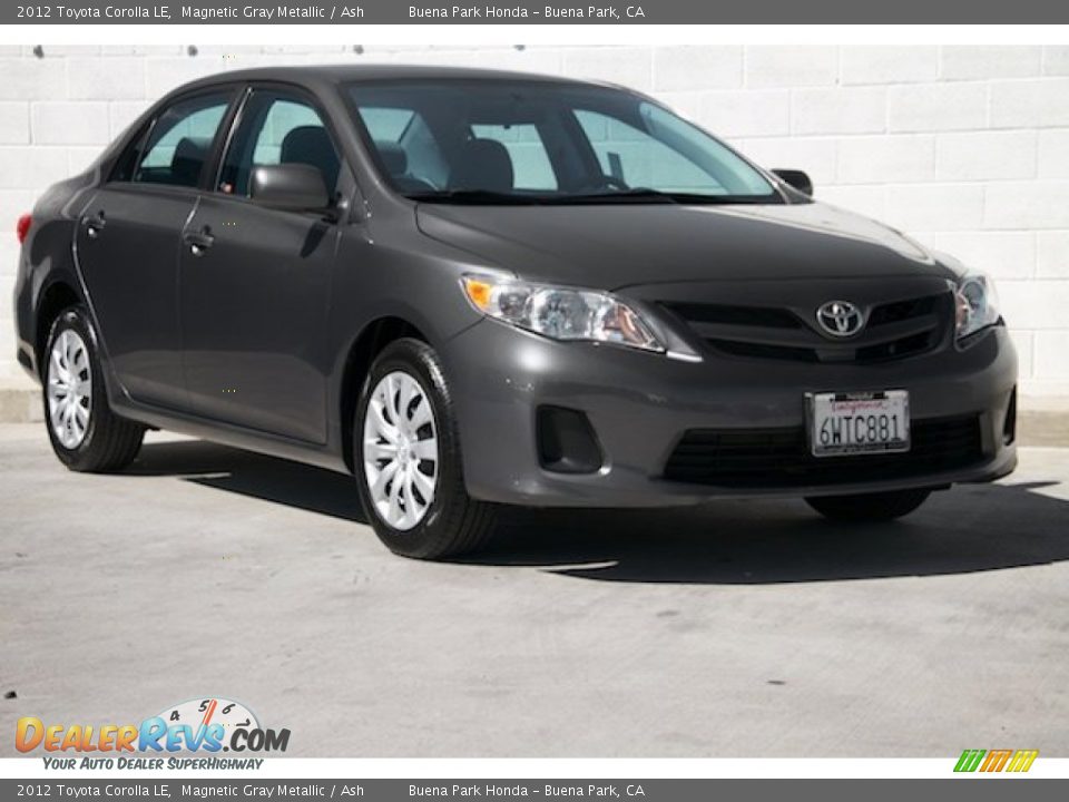 2012 Toyota Corolla LE Magnetic Gray Metallic / Ash Photo #1