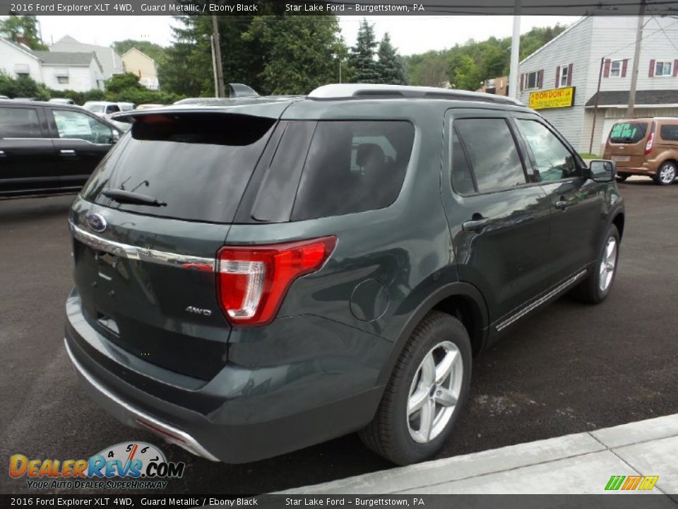 2016 Ford Explorer XLT 4WD Guard Metallic / Ebony Black Photo #6
