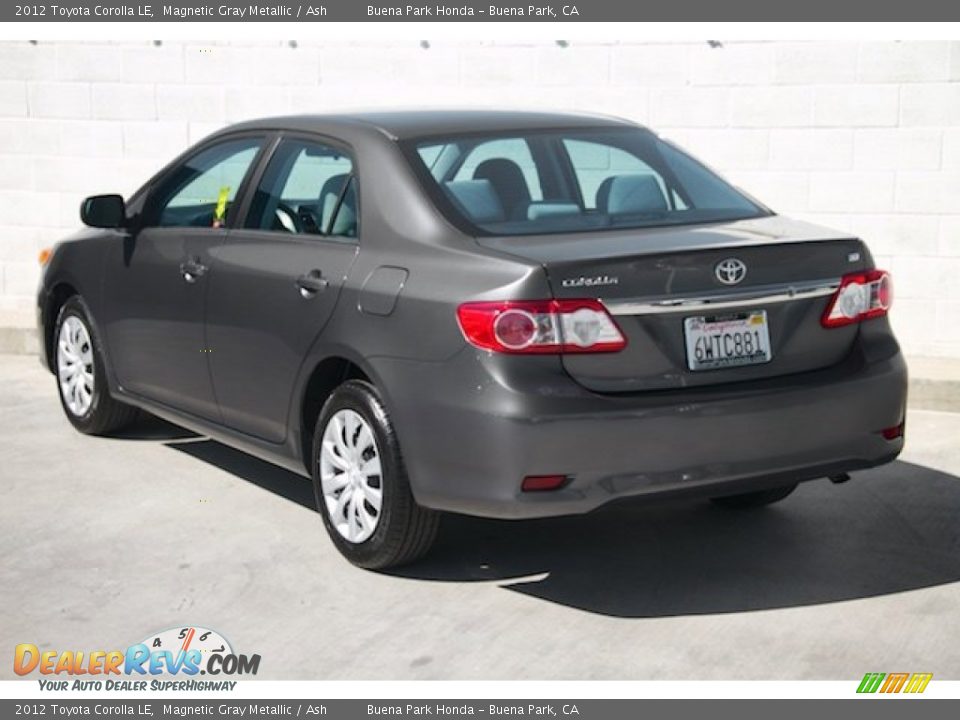 2012 Toyota Corolla LE Magnetic Gray Metallic / Ash Photo #2