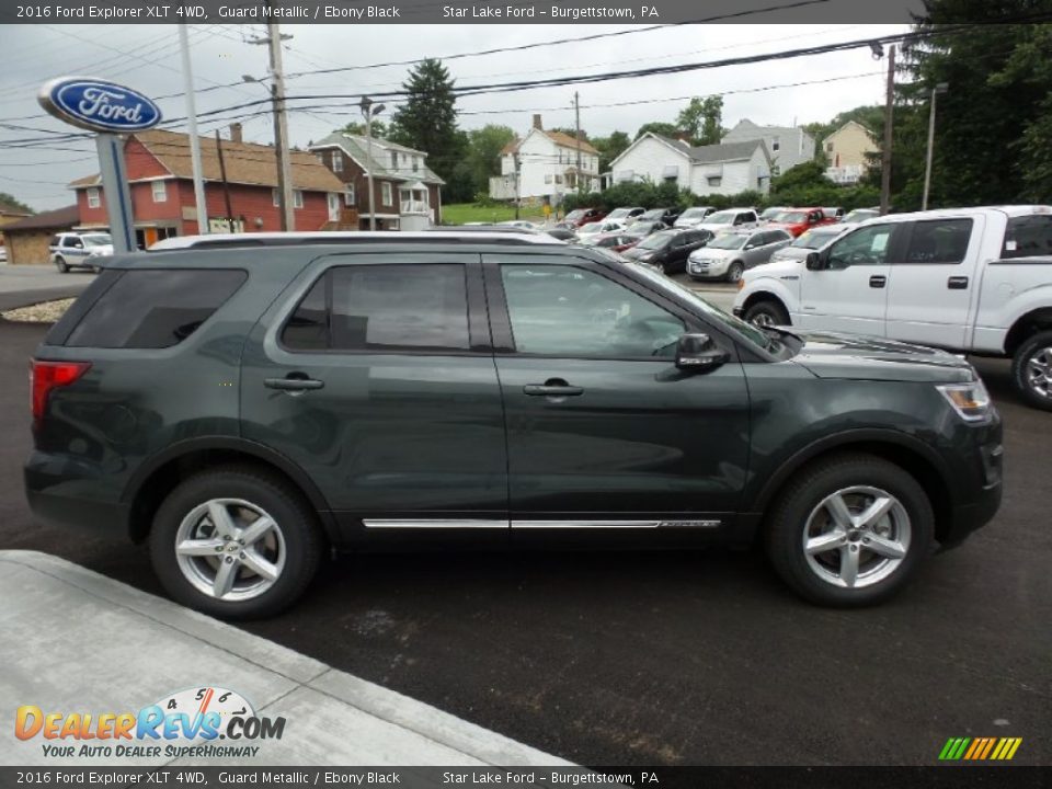 2016 Ford Explorer XLT 4WD Guard Metallic / Ebony Black Photo #7