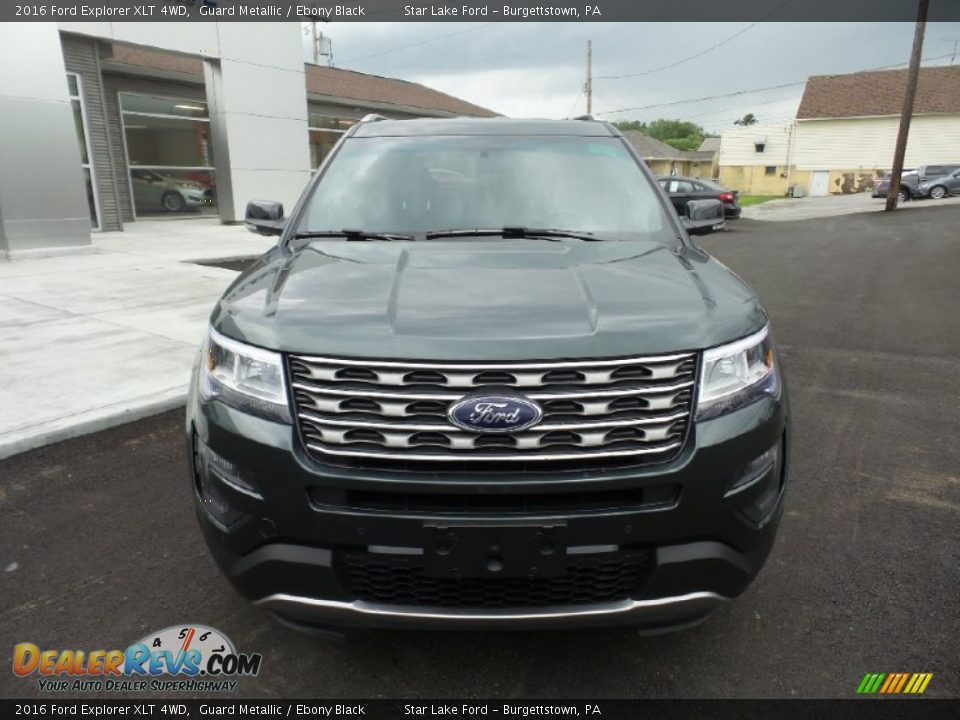 2016 Ford Explorer XLT 4WD Guard Metallic / Ebony Black Photo #10