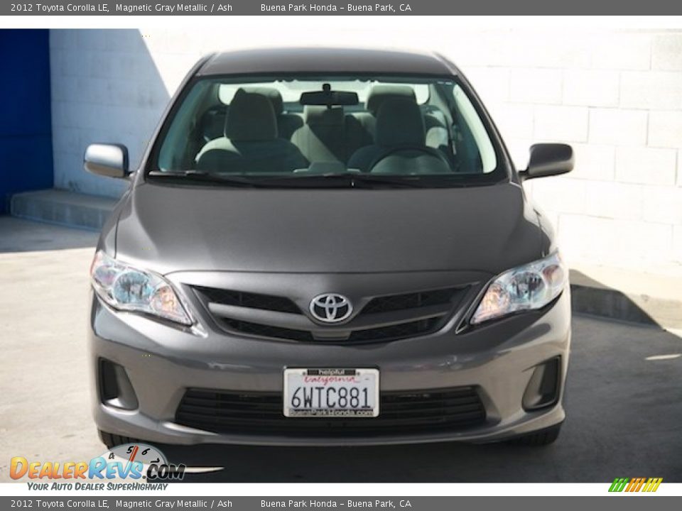 2012 Toyota Corolla LE Magnetic Gray Metallic / Ash Photo #7