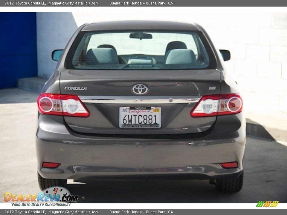 2012 Toyota Corolla LE Magnetic Gray Metallic / Ash Photo #9