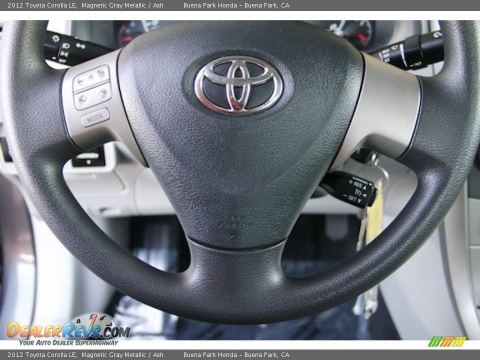 2012 Toyota Corolla LE Magnetic Gray Metallic / Ash Photo #11