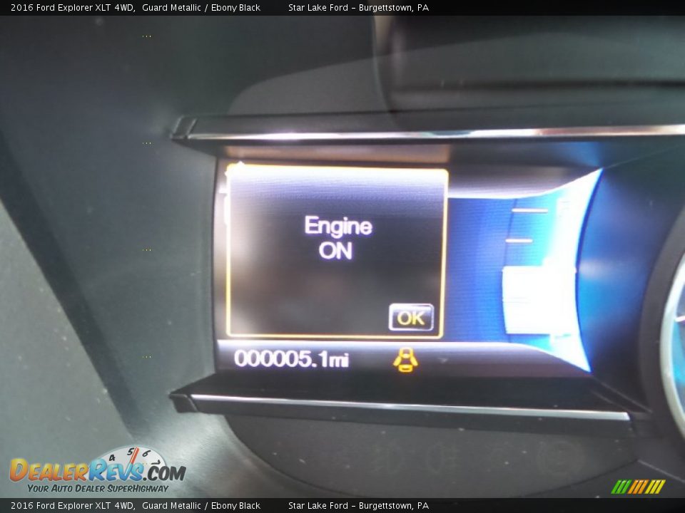 2016 Ford Explorer XLT 4WD Guard Metallic / Ebony Black Photo #20
