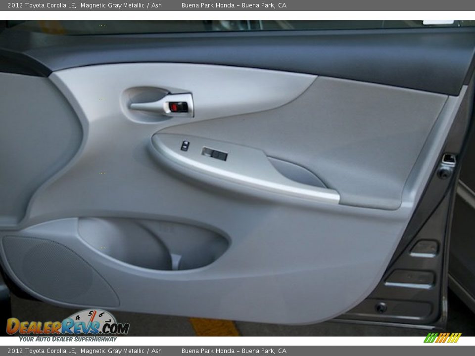 2012 Toyota Corolla LE Magnetic Gray Metallic / Ash Photo #22