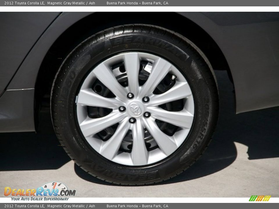 2012 Toyota Corolla LE Magnetic Gray Metallic / Ash Photo #26