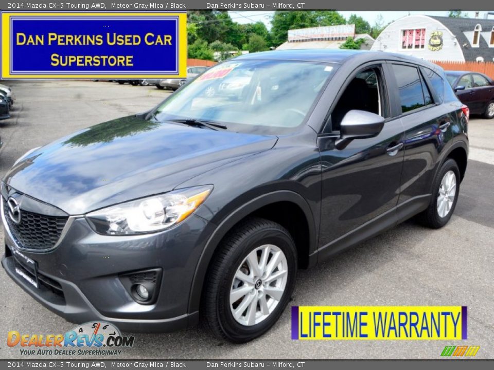 2014 Mazda CX-5 Touring AWD Meteor Gray Mica / Black Photo #1