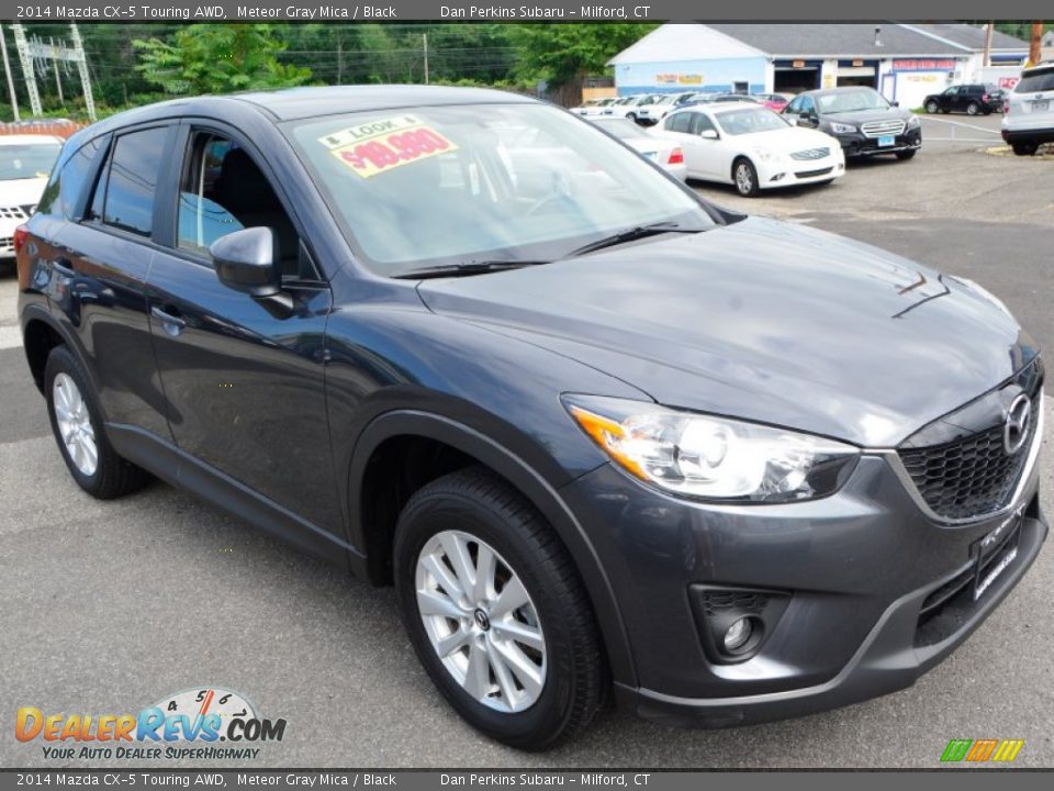 2014 Mazda CX-5 Touring AWD Meteor Gray Mica / Black Photo #3