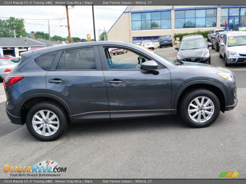 2014 Mazda CX-5 Touring AWD Meteor Gray Mica / Black Photo #4