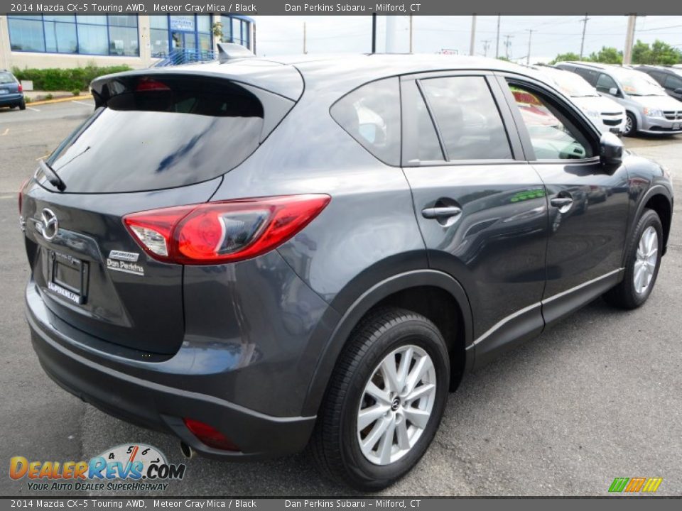 2014 Mazda CX-5 Touring AWD Meteor Gray Mica / Black Photo #6