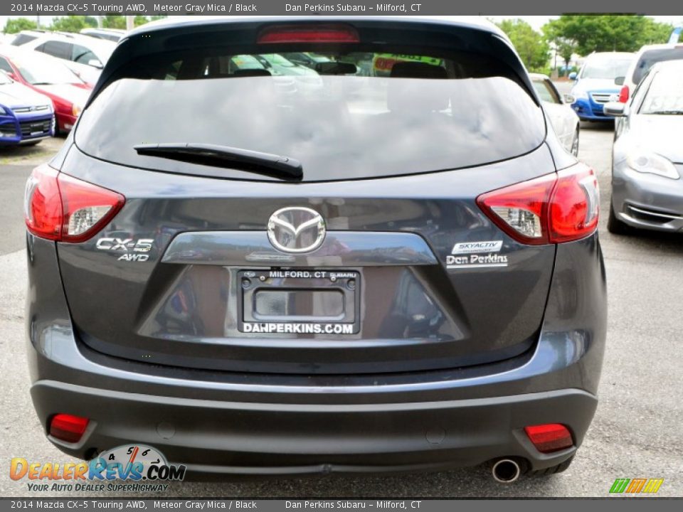 2014 Mazda CX-5 Touring AWD Meteor Gray Mica / Black Photo #7
