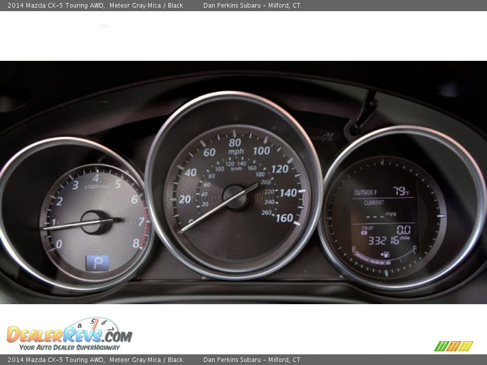 2014 Mazda CX-5 Touring AWD Meteor Gray Mica / Black Photo #16