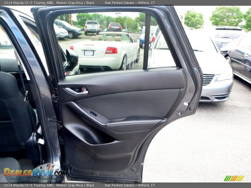 2014 Mazda CX-5 Touring AWD Meteor Gray Mica / Black Photo #17
