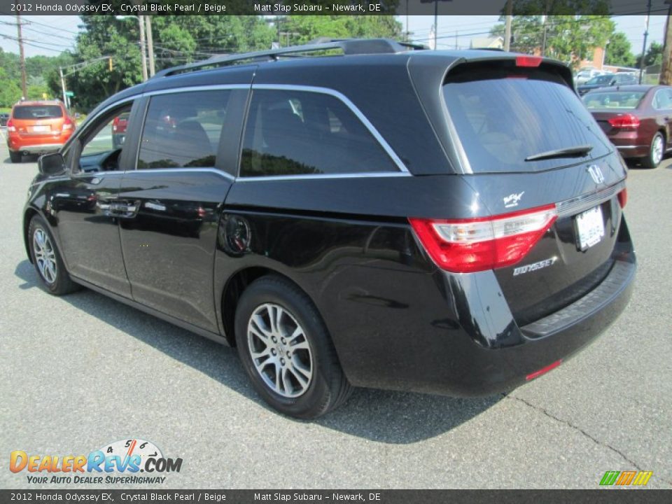 2012 Honda Odyssey EX Crystal Black Pearl / Beige Photo #8