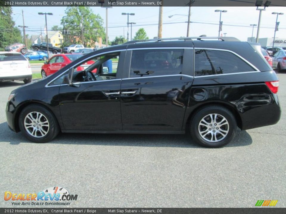 2012 Honda Odyssey EX Crystal Black Pearl / Beige Photo #9