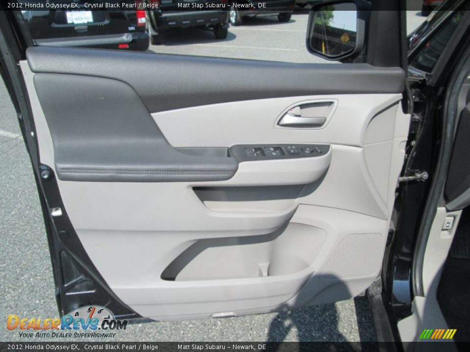 2012 Honda Odyssey EX Crystal Black Pearl / Beige Photo #12