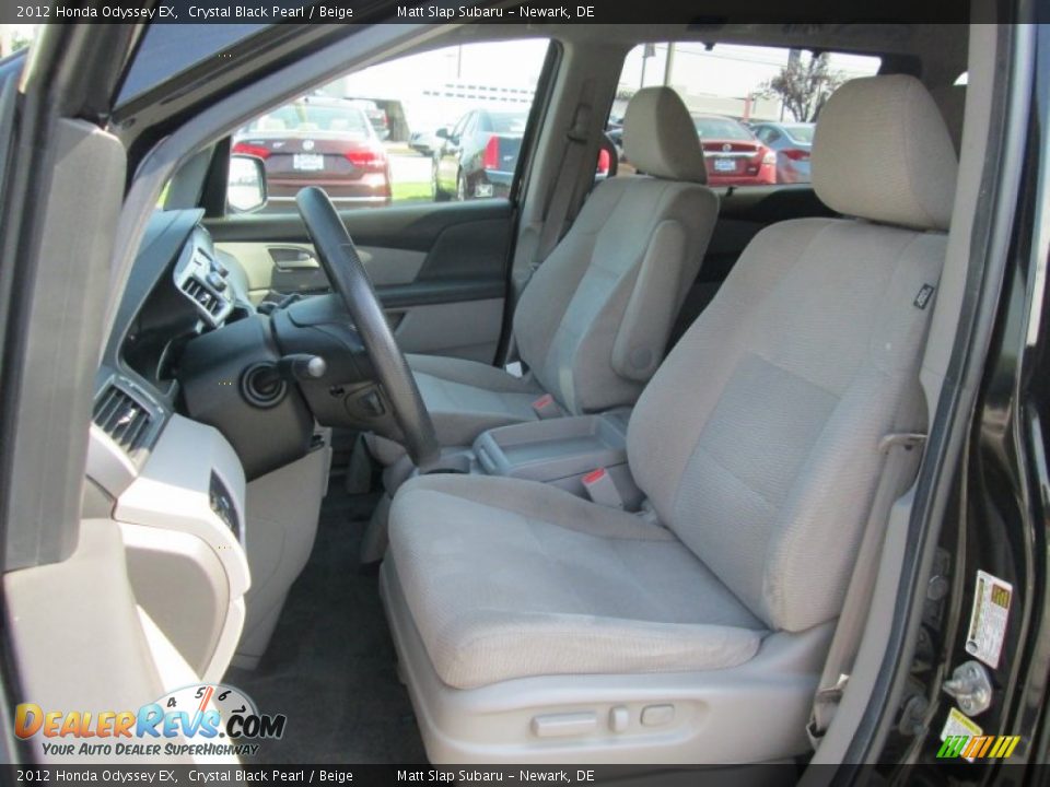 2012 Honda Odyssey EX Crystal Black Pearl / Beige Photo #14