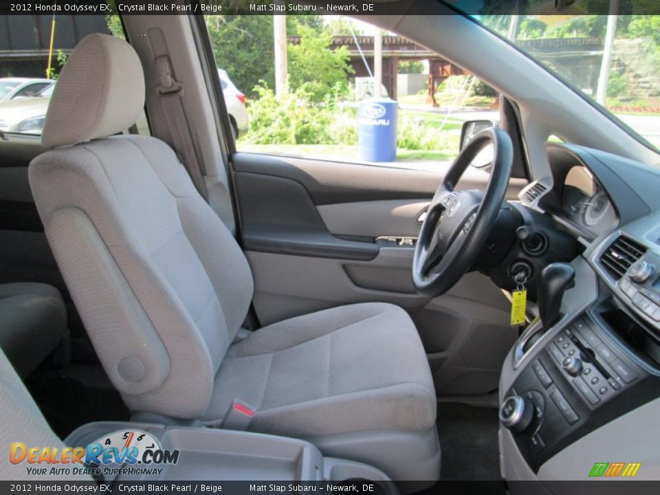 2012 Honda Odyssey EX Crystal Black Pearl / Beige Photo #15