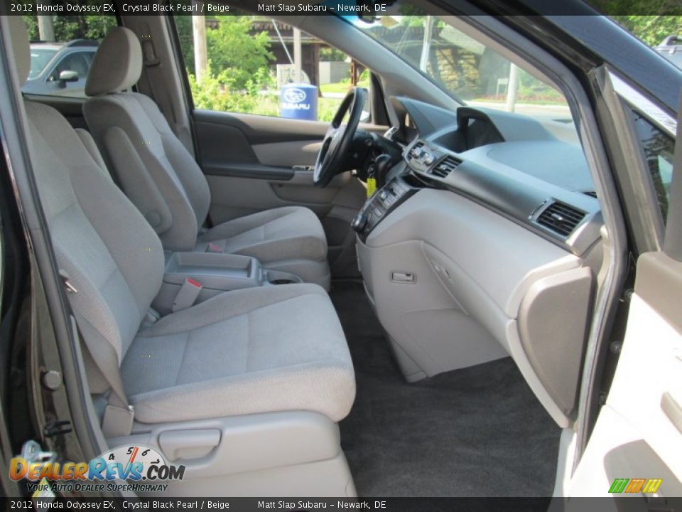 2012 Honda Odyssey EX Crystal Black Pearl / Beige Photo #16