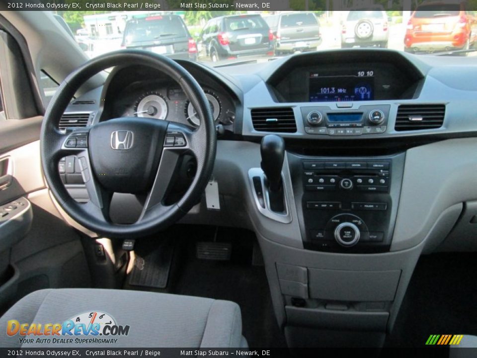 2012 Honda Odyssey EX Crystal Black Pearl / Beige Photo #17