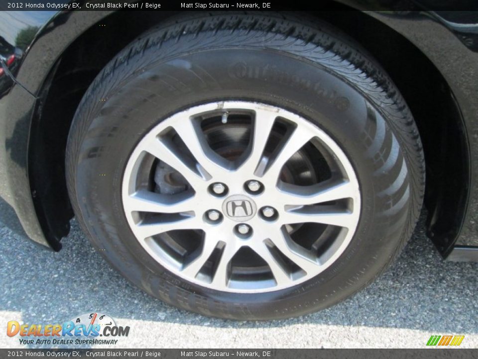 2012 Honda Odyssey EX Crystal Black Pearl / Beige Photo #22