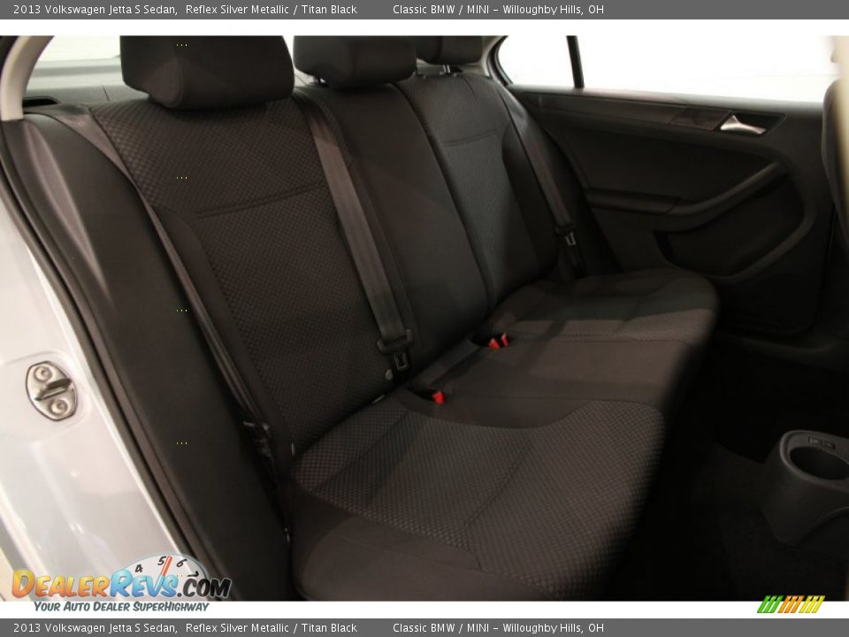 2013 Volkswagen Jetta S Sedan Reflex Silver Metallic / Titan Black Photo #11