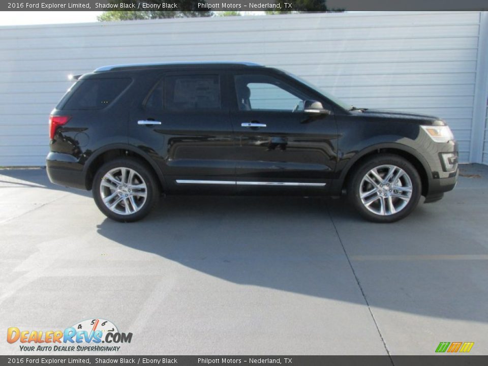 2016 Ford Explorer Limited Shadow Black / Ebony Black Photo #3