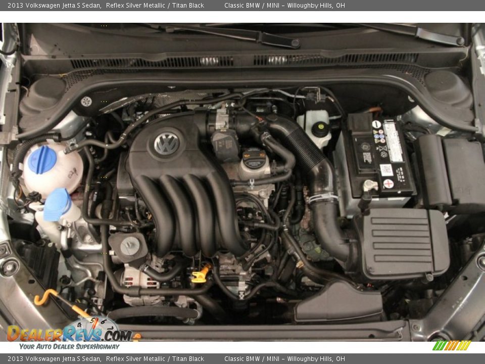 2013 Volkswagen Jetta S Sedan Reflex Silver Metallic / Titan Black Photo #14