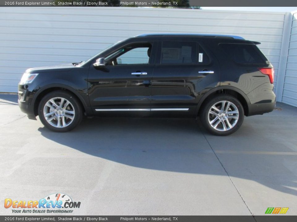 2016 Ford Explorer Limited Shadow Black / Ebony Black Photo #6