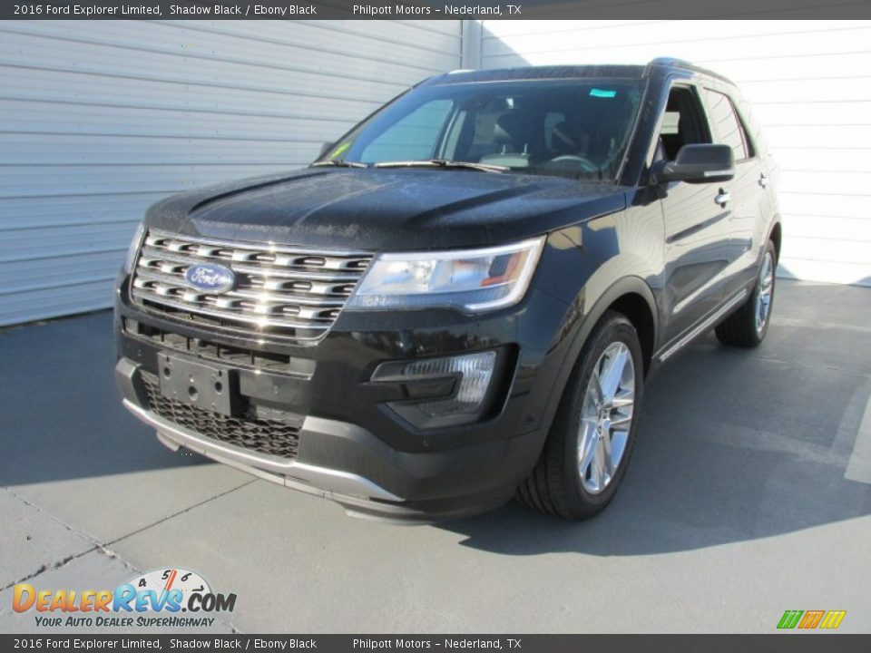 2016 Ford Explorer Limited Shadow Black / Ebony Black Photo #7